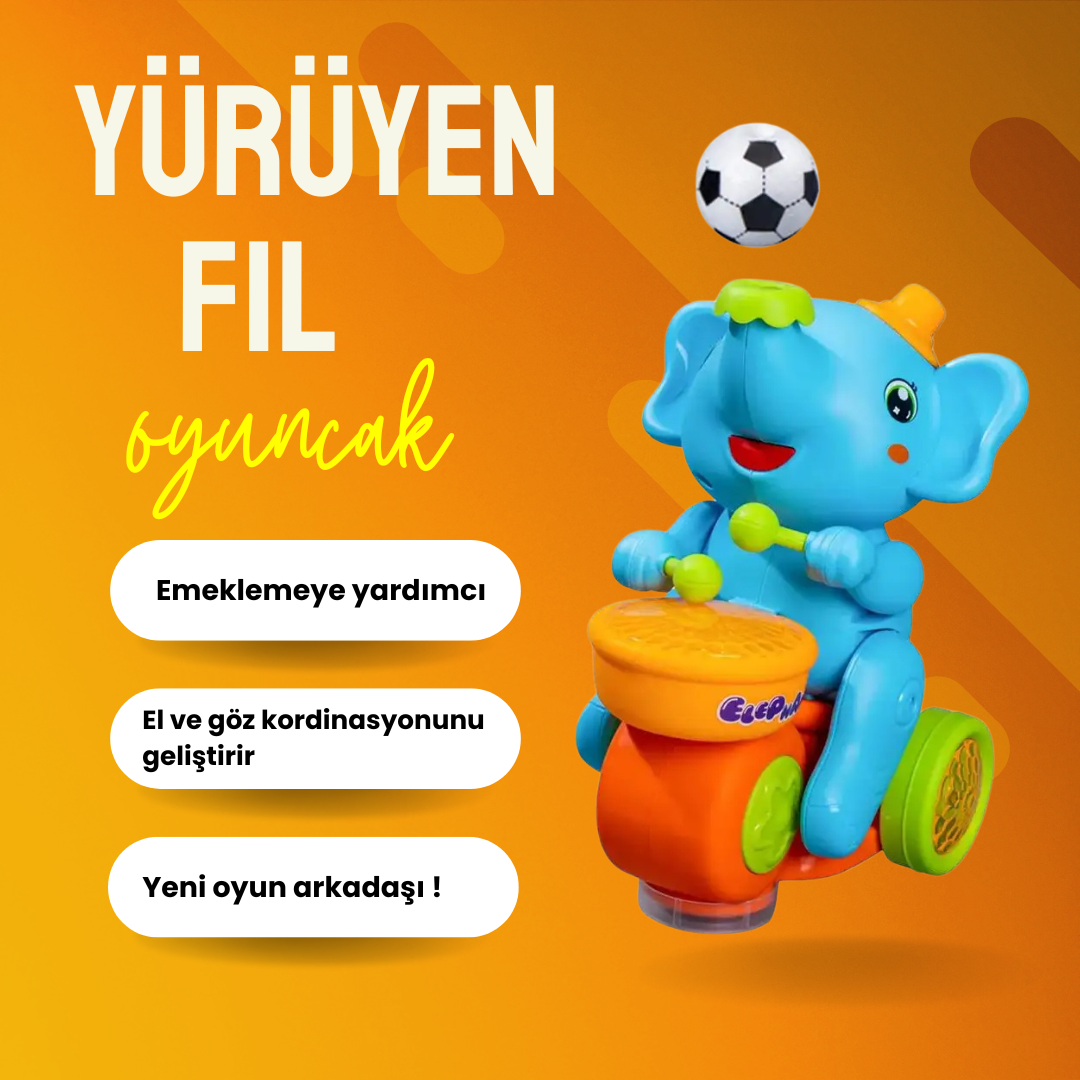 MinikToy - Yürüyen Uçan Toplu Fil